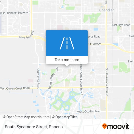Mapa de South Sycamore Street