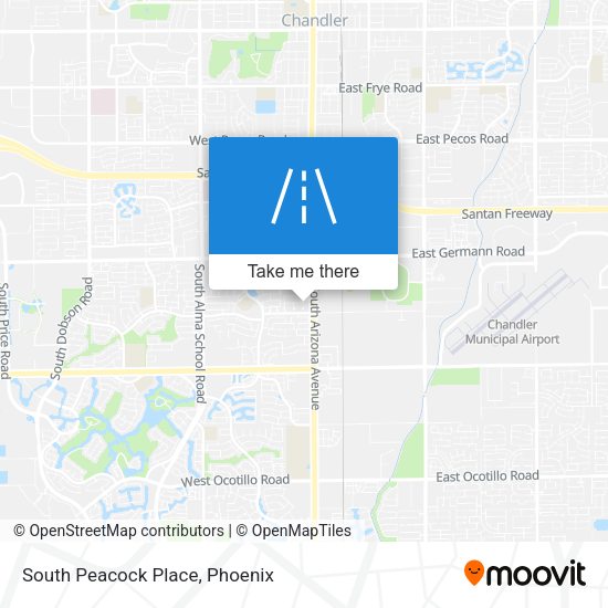 South Peacock Place map