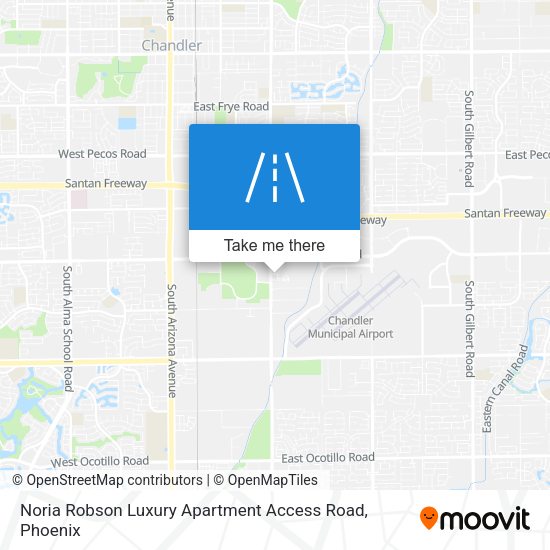 Mapa de Noria Robson Luxury Apartment Access Road