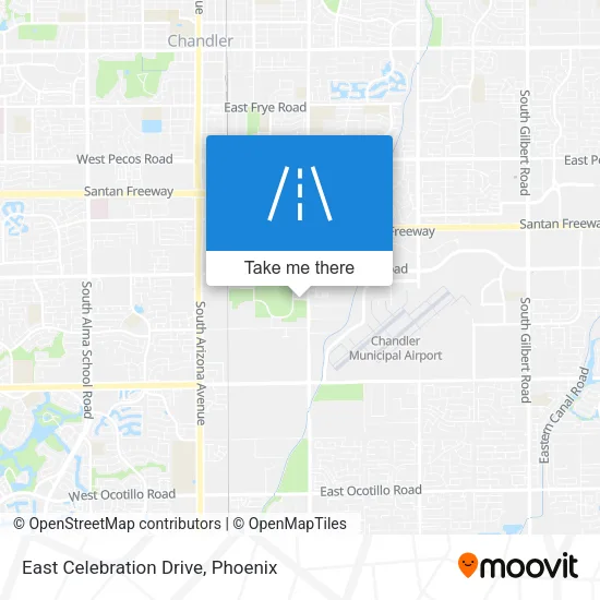 East Celebration Drive map