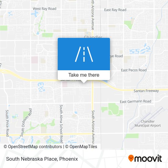 Mapa de South Nebraska Place