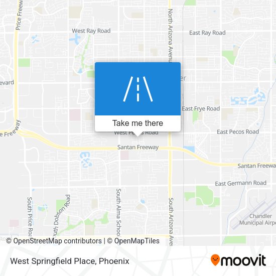 West Springfield Place map
