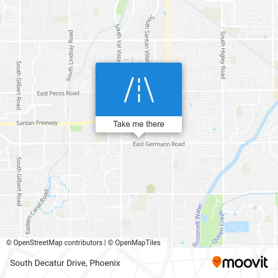South Decatur Drive map