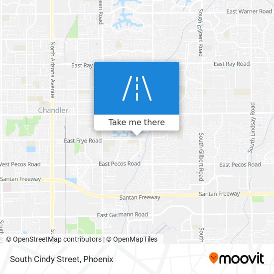 South Cindy Street map