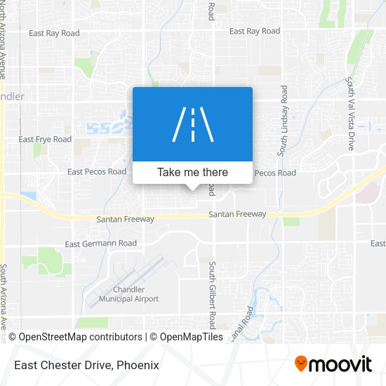Mapa de East Chester Drive