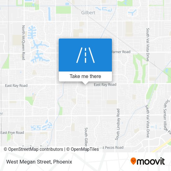 Mapa de West Megan Street