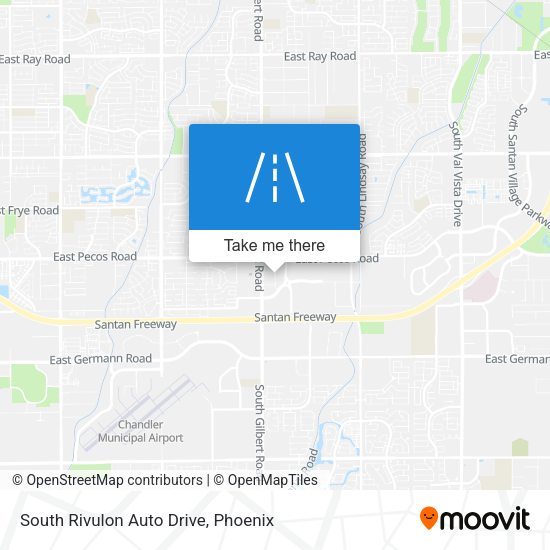 South Rivulon Auto Drive map