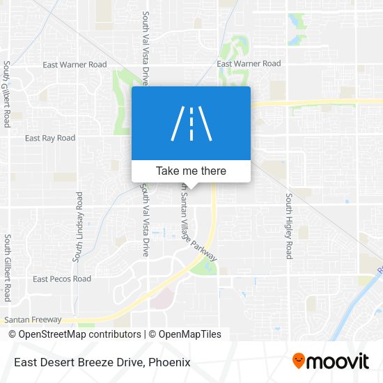 Mapa de East Desert Breeze Drive