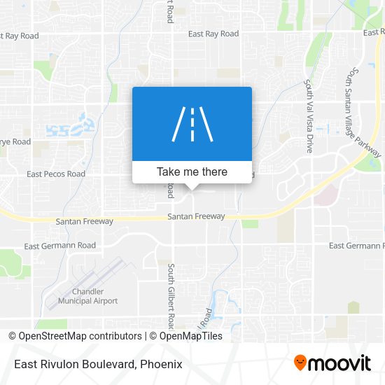 Mapa de East Rivulon Boulevard