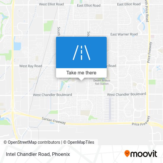 Mapa de Intel Chandler Road