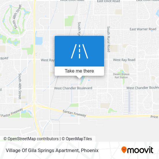 Mapa de Village Of Gila Springs Apartment