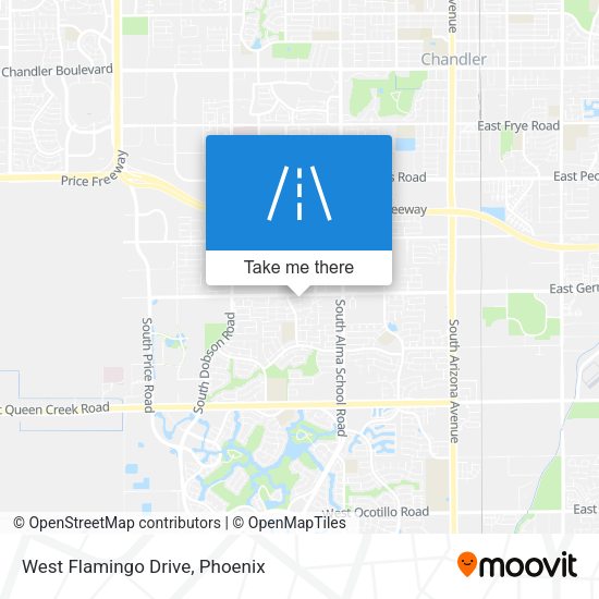 West Flamingo Drive map