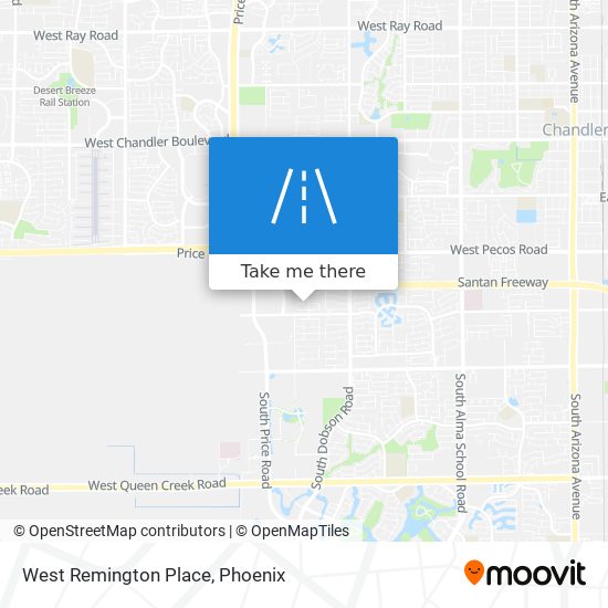 Mapa de West Remington Place