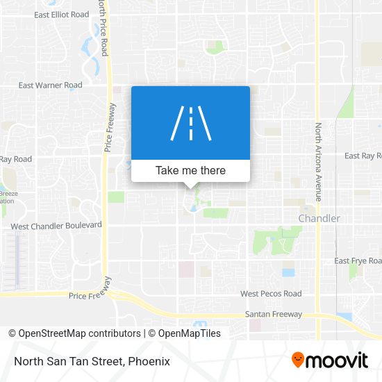North San Tan Street map