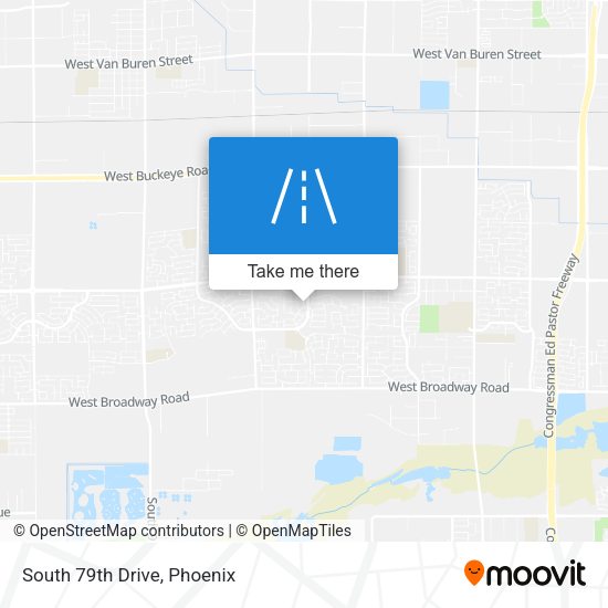 Mapa de South 79th Drive