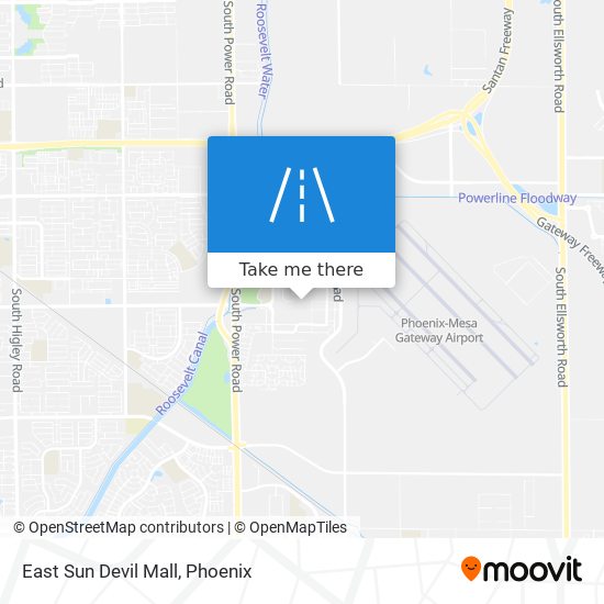 Mapa de East Sun Devil Mall