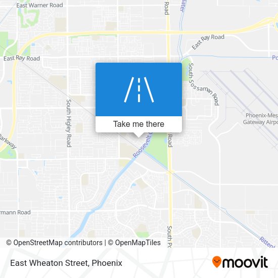 Mapa de East Wheaton Street