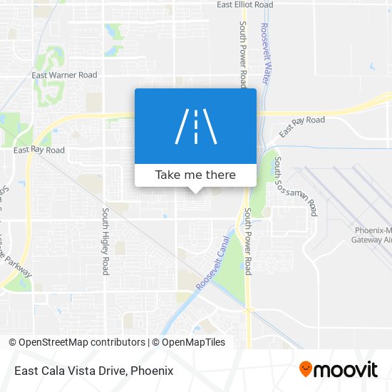 Mapa de East Cala Vista Drive