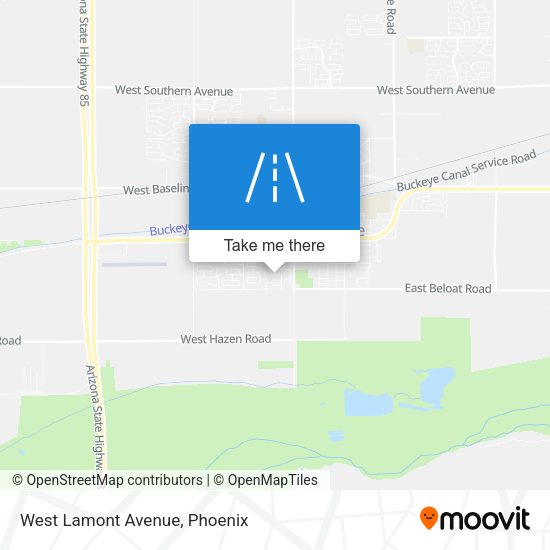 Mapa de West Lamont Avenue