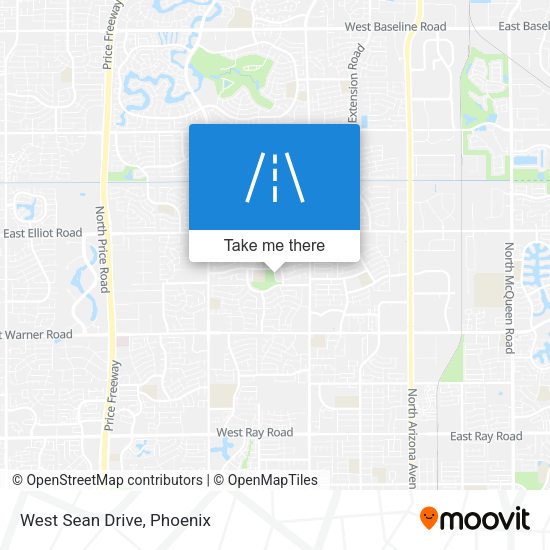 Mapa de West Sean Drive