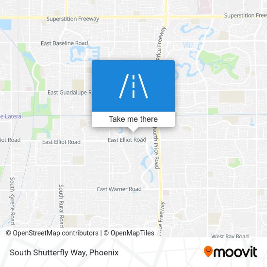 Mapa de South Shutterfly Way