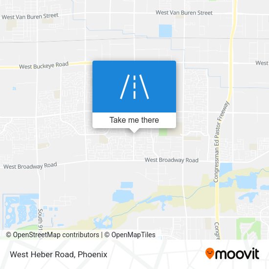 Mapa de West Heber Road