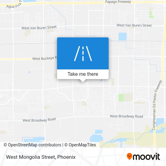 West Mongolia Street map