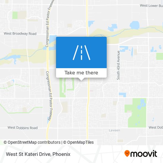 Mapa de West St Kateri Drive