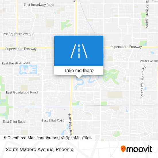Mapa de South Madero Avenue