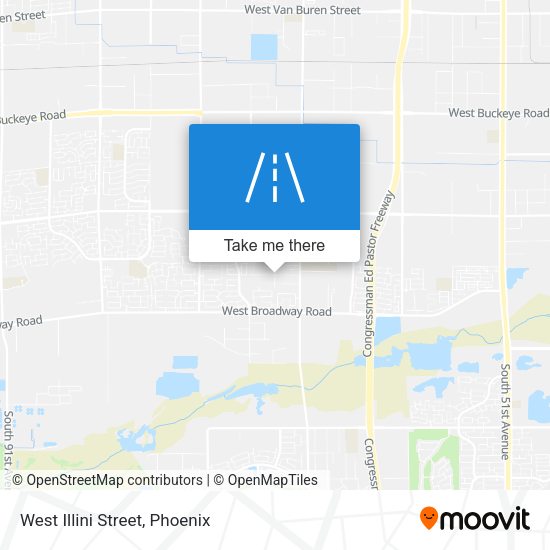 Mapa de West Illini Street