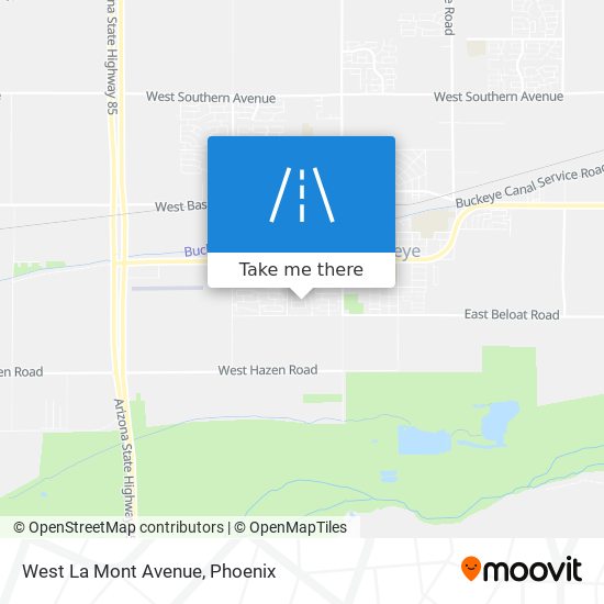 Mapa de West La Mont Avenue