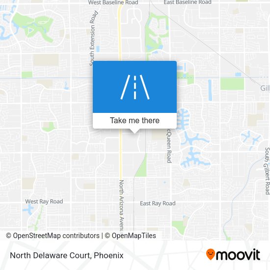 North Delaware Court map