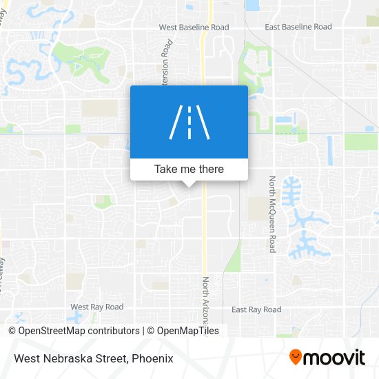 West Nebraska Street map