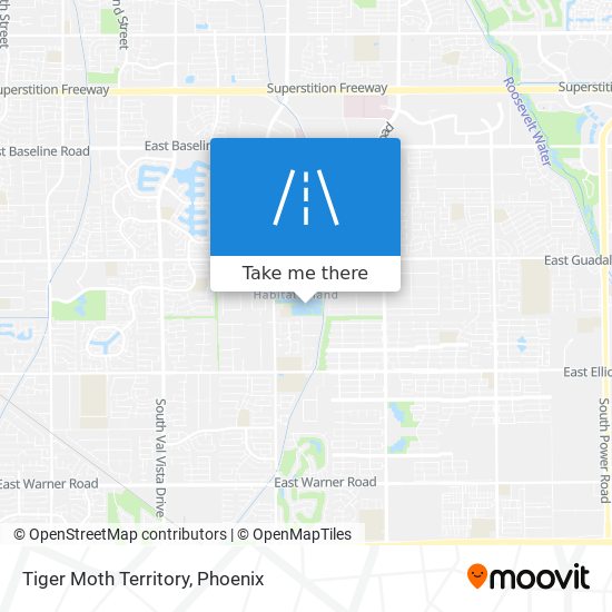 Mapa de Tiger Moth Territory