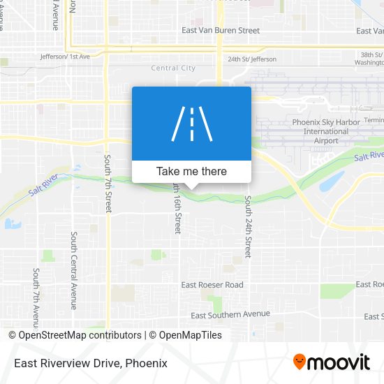 Mapa de East Riverview Drive