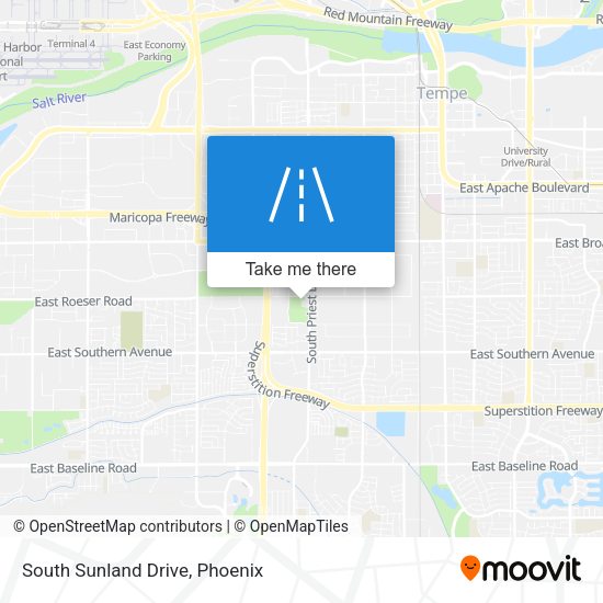 South Sunland Drive map