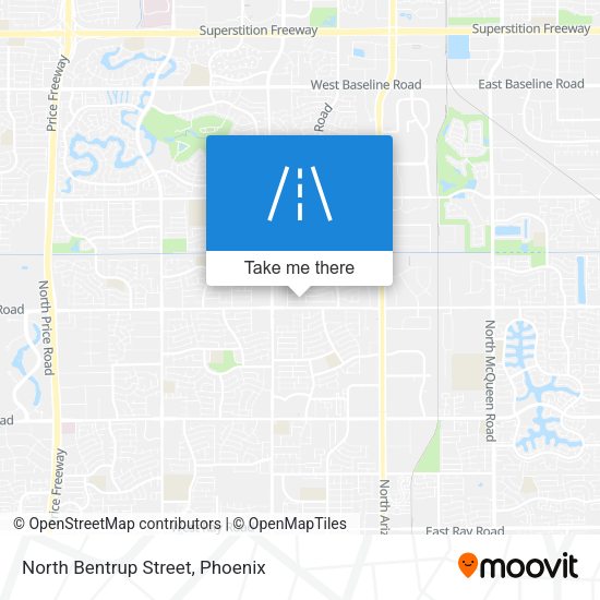North Bentrup Street map
