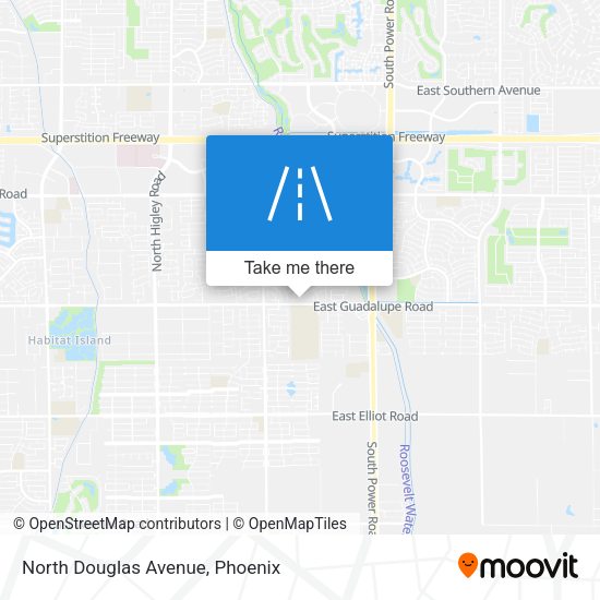 Mapa de North Douglas Avenue