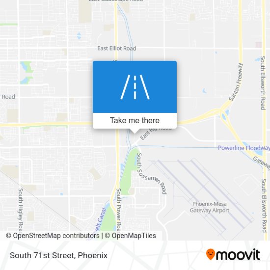 Mapa de South 71st Street