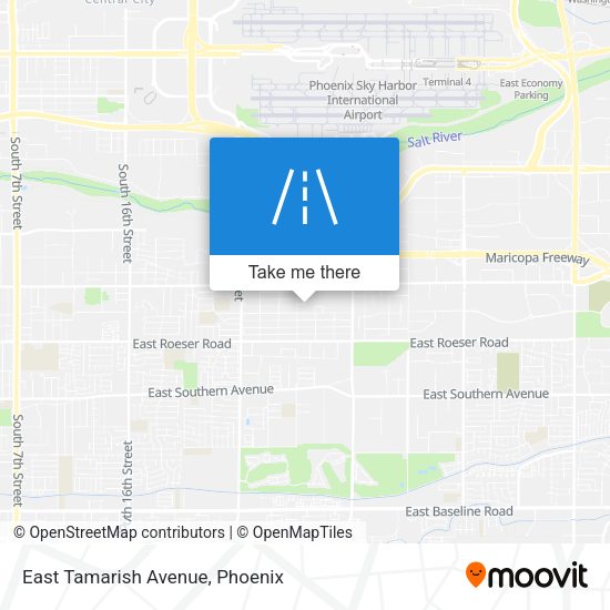 East Tamarish Avenue map