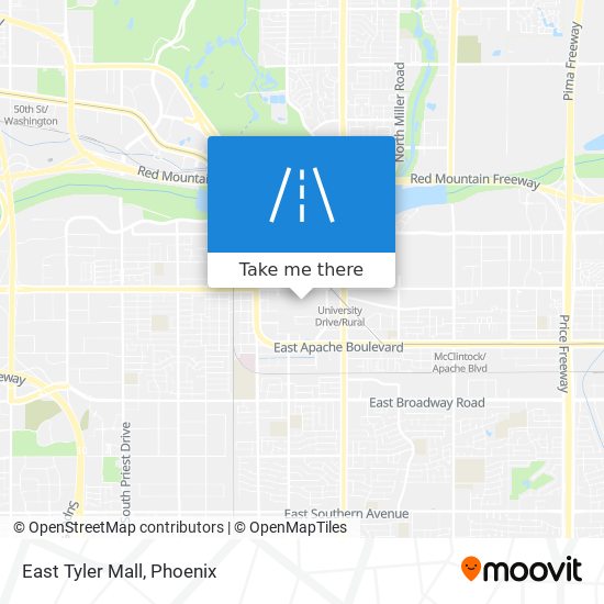 East Tyler Mall map