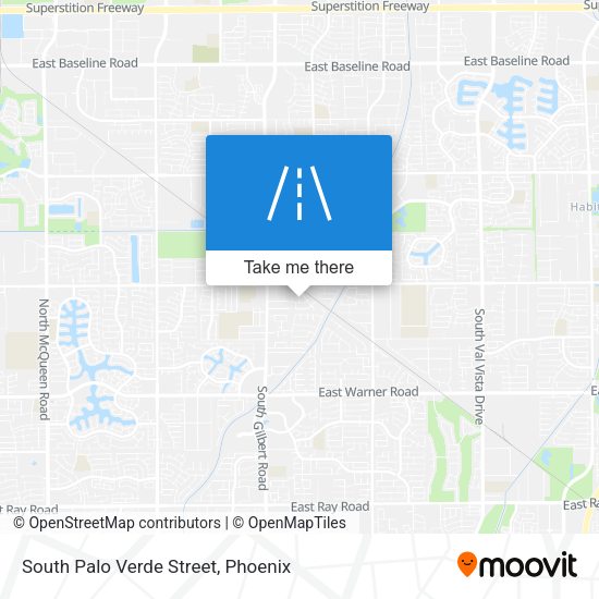 Mapa de South Palo Verde Street