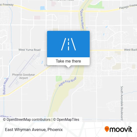 East Whyman Avenue map