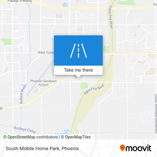 Mapa de South Mobile Home Park