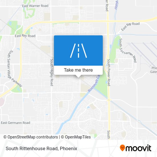 Mapa de South Rittenhouse Road