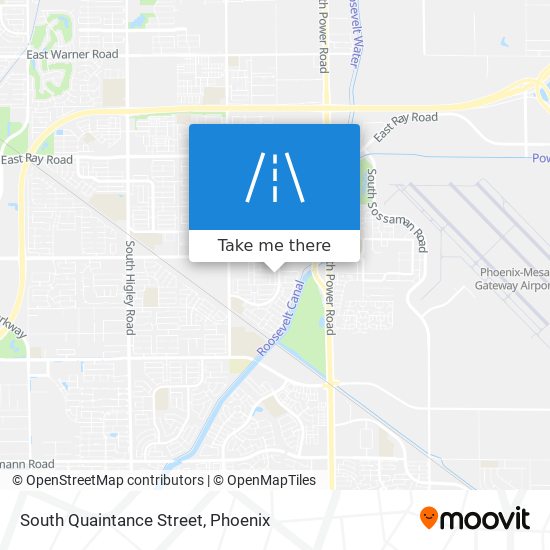 Mapa de South Quaintance Street