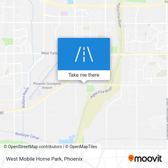 West Mobile Home Park map