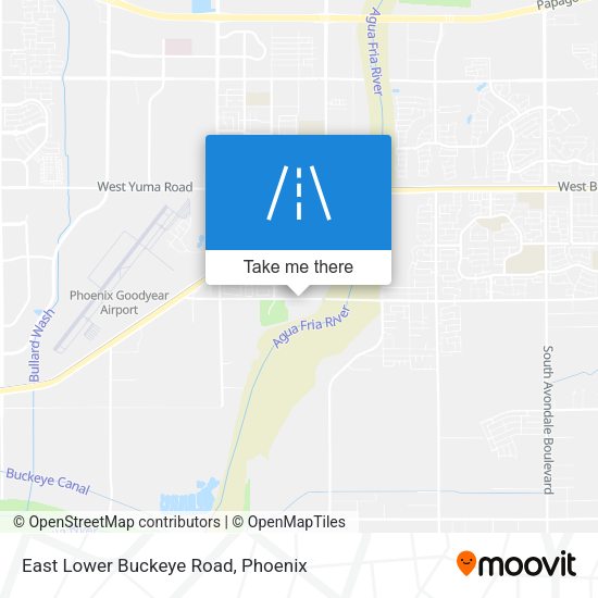Mapa de East Lower Buckeye Road