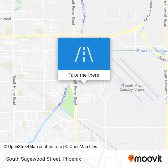 Mapa de South Sagewood Street