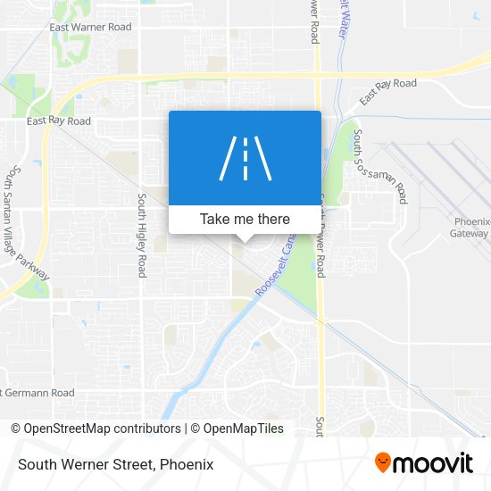 South Werner Street map